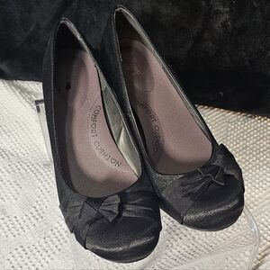 Black Jellypop Elva Dress Heel Size 9 Comfort Cushion Soles